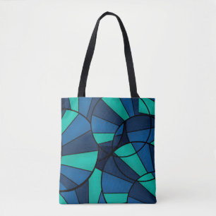 Bolsa Tote padrão geométrico abstrato