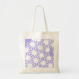 Bolsa Tote padrão geométrico de lavanda
