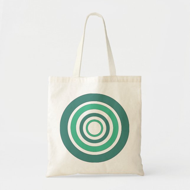 Bolsa Tote Padrão Geométrico de Mandala (Frente)