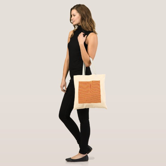 Bolsa Tote Padrão Geométrico Moderno de Volta às Aulas (Frente (modelo))