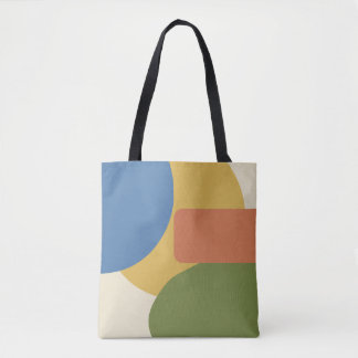 Bolsa Tote Padrão Geométrico Moderno do meio século - Retroat