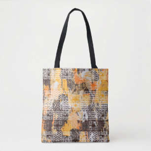 Bolsa Tote Padrão geométrico moderno e tribal