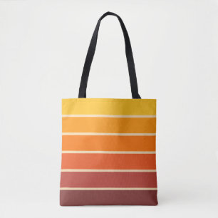 Bolsa Tote Padrão Geométrico Vintage com Estilo Retro dos Ano
