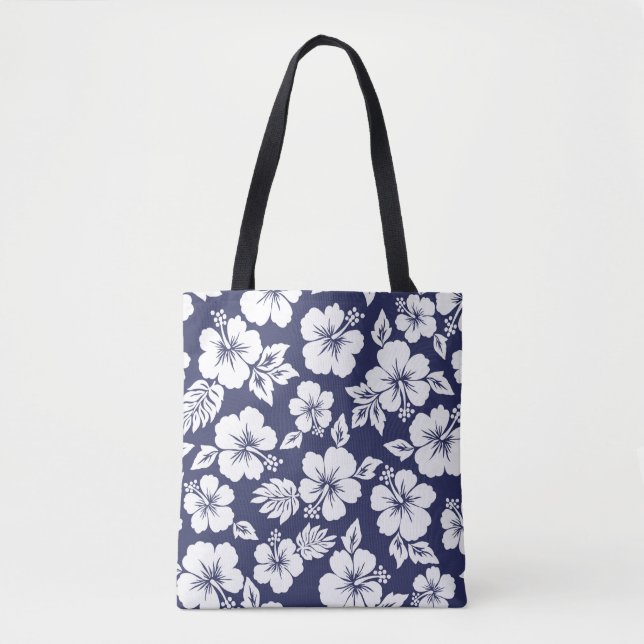 Bolsa Tote Padrão Hibiscus (Frente)