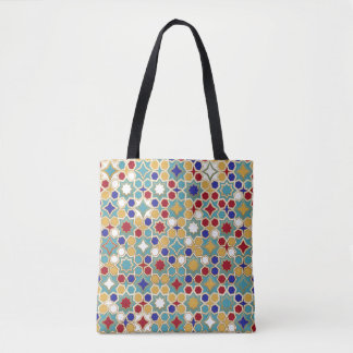 Bolsa Tote Padrão Invisível do Mosaico Islâmico