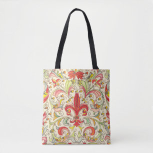 Bolsa Tote Padrão italiano Florentine Fleur de Lis