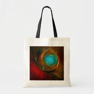 Bolsa Tote Padrão Legal de Abstrato de Arte Fina Azul Moderna