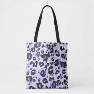 Bolsa Tote Padrão leopardo sem problemas. Textura de pele de