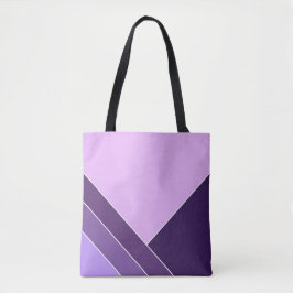 Bolsa Tote Padrão Lilac Roxo-Elegante Vee Home