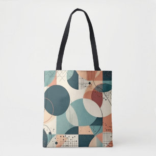 Bolsa Tote Padrão mínimo sem costura Abstrato - Geométrico (2