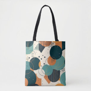 Bolsa Tote Padrão mínimo sem costura Abstrato - Geométrico (3