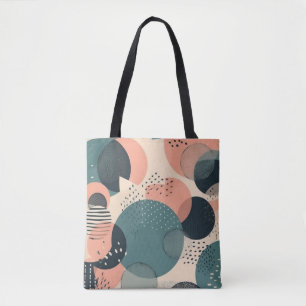 Bolsa Tote Padrão mínimo sem costura Abstrato - Geométrico (6