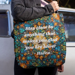 Bolsa Tote Padrão Mosaico Personalizado Nowruz Presente no An