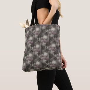 Bolsa Tote Padrão Natural Da Cadeira De Madeira Do Jardim Fl