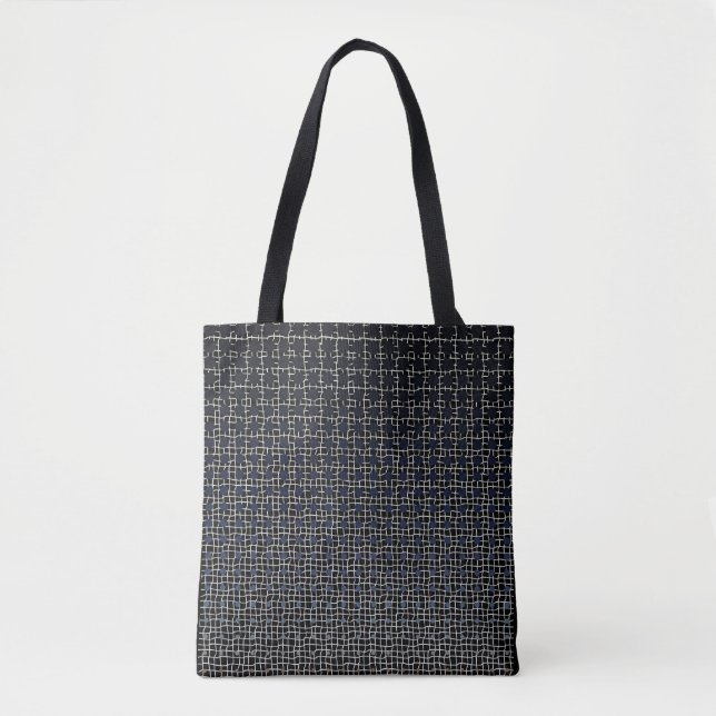 Bolsa Tote Padrão Net 11.black.wx4.5k Preto BG (Frente)