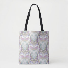 Bolsa Tote Padrão Pastel Purple Oracle Owl
