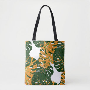 Bolsa Tote Padrão perfeito com a floresta tropical havaiana.