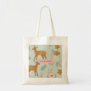 Bolsa Tote Padrão personalizado de veados e cozinheiros do Wo
