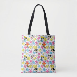 Bolsa Tote Padrão Powerpuff Girls Townsville