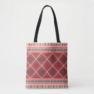 Bolsa Tote Padrão repetitivo decorativo inspirado na tradição