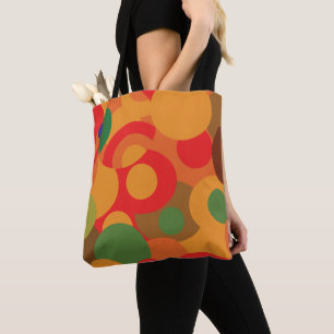 Bolsa Tote Padrão retrorreflector colorido moderno