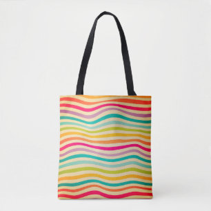Bolsa Tote Padrão Sem Costura Colorido. ilustração. b
