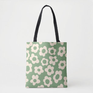Bolsa Tote Padrão sem costura com escoamento de vintage