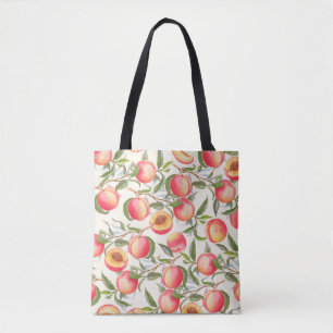 Bolsa Tote Padrão sem costura de aquarela desenhada à mão 