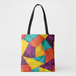 Bolsa Tote Padrão Sem Costura do Mosaico Brilhante