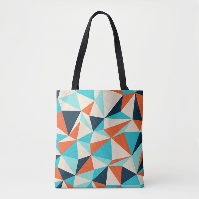 Bolsa Tote Padrão sem soldadura de triângulo (Frente)