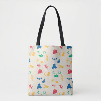 Bolsa Tote Padrão Silhouette da Liga Super-Animais e Justiça
