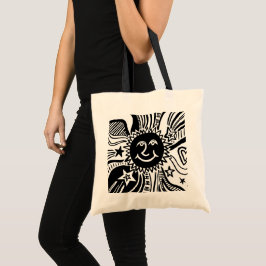 Bolsa Tote Padrão Solar Personalizado