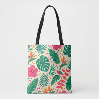 Bolsa Tote Padrão Tropical Fiesta