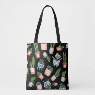 Bolsa Tote Padrão uniforme de plantas domésticas de Waterco