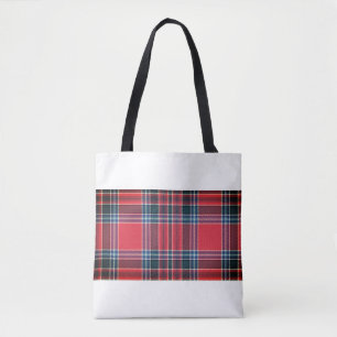 Bolsa Tote Padrão Verificado Clássico Escocês
