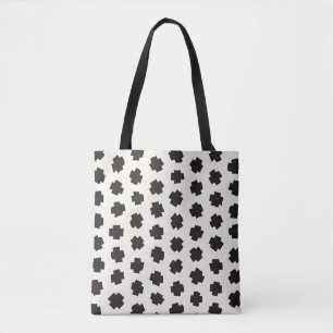 Bolsa Tote Padrão Vintage Invisível. Fundo abstrato com