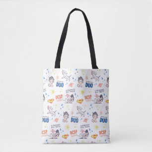 Bolsa Tote Padrões Baby Krypto e Superman