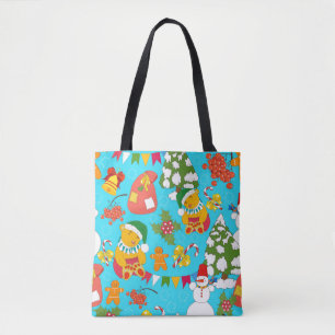 Bolsa Tote Padrões De Amizade Para Crianças.