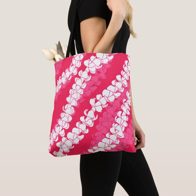 Bolsa Tote Padrões de impressão de aloha de Puakenikeni (Close Up)