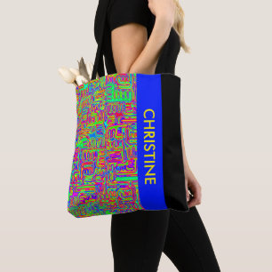Bolsa Tote Padrões Digitalmente Pintados À Mão Artigo 42º