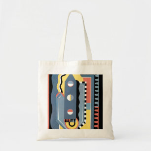 Bolsa Tote Padrões geométricos do jazz de Pochoir do art de