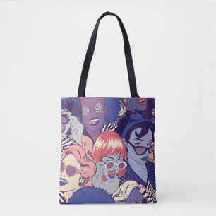Bolsa Tote Padrões Sem Olhos De Gengivas De Arte Pop. Backgr