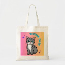 Bolsa Tote Páginas e patas - Tote Bag do Gato