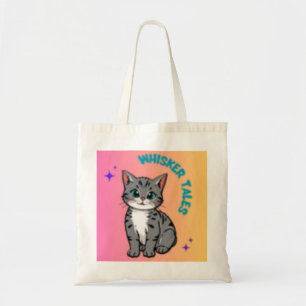 Bolsa Tote Páginas e patas - Tote Bag do Gato