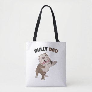 Bolsa Tote Pai Americano Proprietário de Cachorro Padre Funny