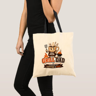 Bolsa Tote Pai Churrasqueiro Energizado Por Café E Churrasco 