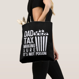 Bolsa Tote Pai com certeza que não é veneno Engraçado pelo pa