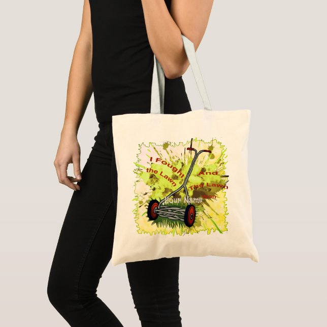 Bolsa Tote Pai Cortador de Grama   (Frente (produto))
