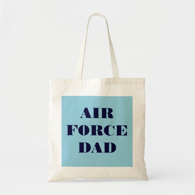 Bolsa Tote Pai da Força Aérea Orgulhosa (Frente)