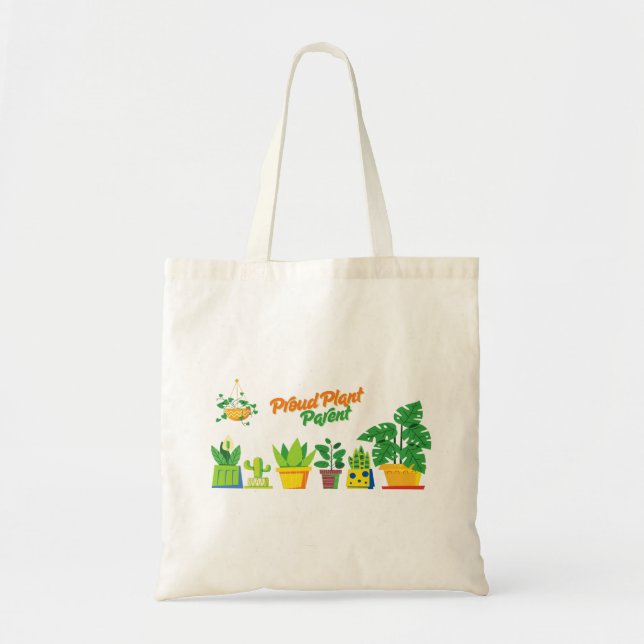 Bolsa Tote Pai da planta orgulhosa (Frente)